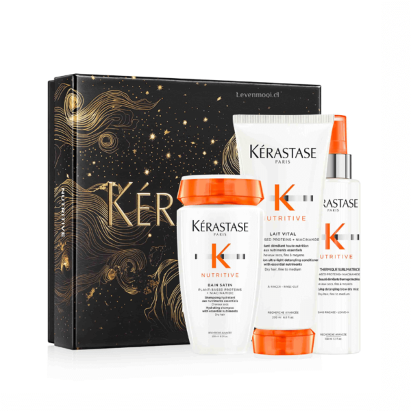 K Nutritive Bain Satin + Lait Vital + Lotion Thermique - Leven.cl Productos para el cabello