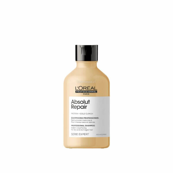 Shampoo Loreal Absoluta Repair - Loreal Professionnel de 300ml - Leven.cl Productos para reparar el cabello