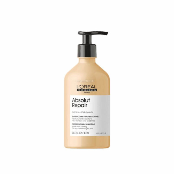 Shampoo Loreal Absoluta Repair - Loreal Professionnel de 500ml - Leven.cl Productos para reparar el cabello
