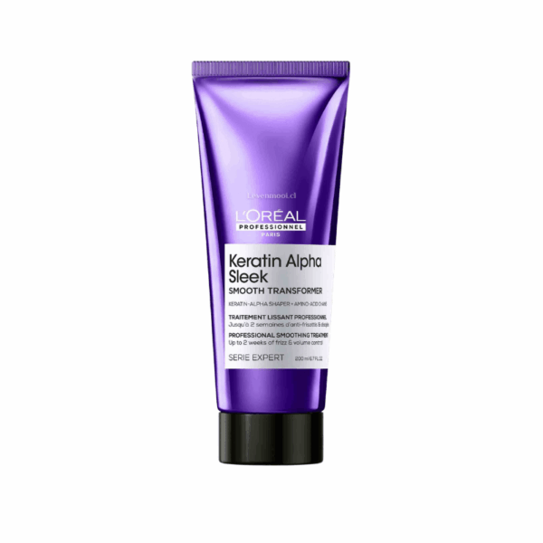 Tratamiento progresivo Efecto liso Todo tipo de cabello Keratin Alpha Sleek 3474637335526 de 200ml Leven Productos profesionales para el cabello